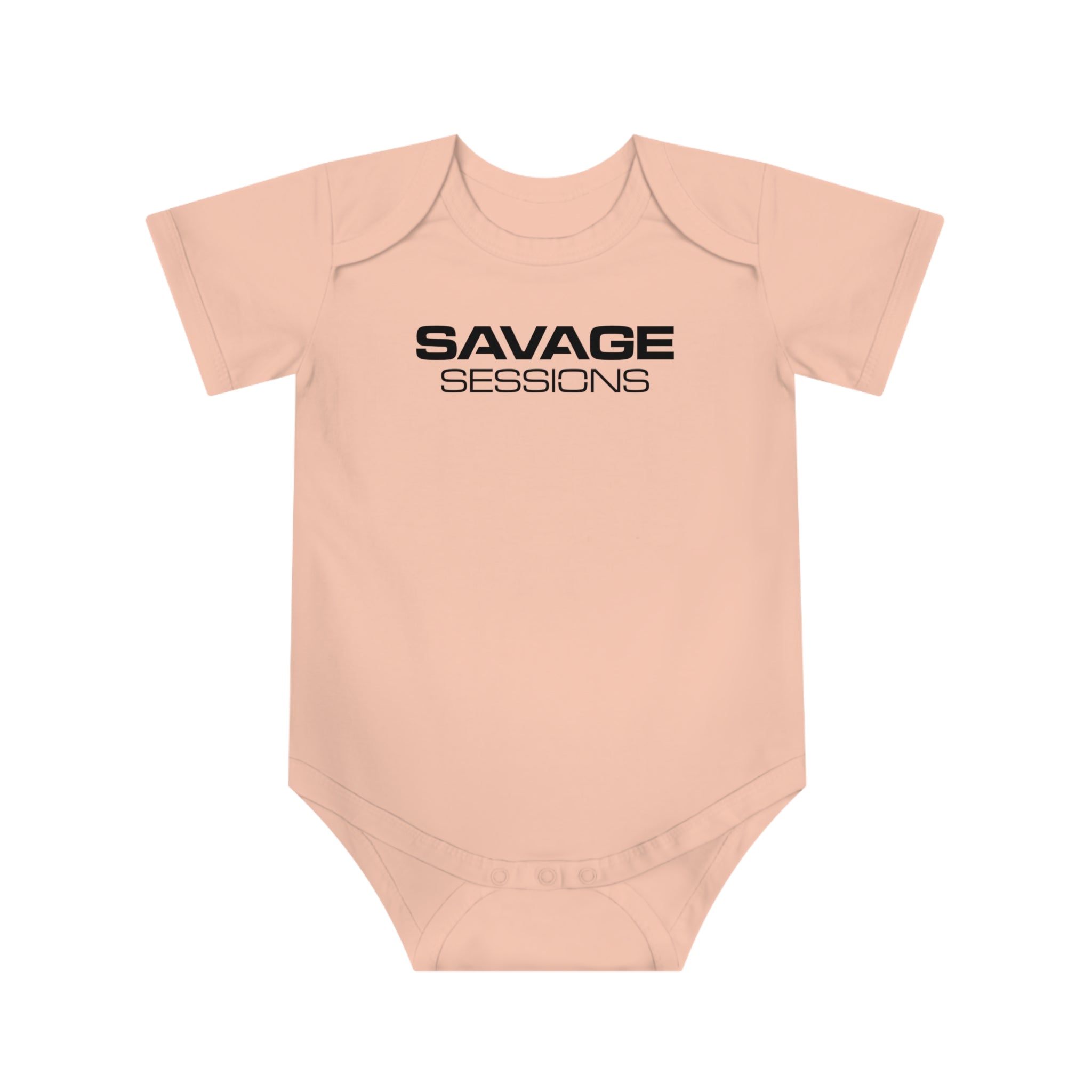 The India Baby Bodysuit — "Savage Sessions" / "Built for the Bassline" Graphic Infant Onesie