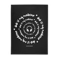 Plush Blanket — “DNB Is My Medicine” Drum & Bass Music Blanket