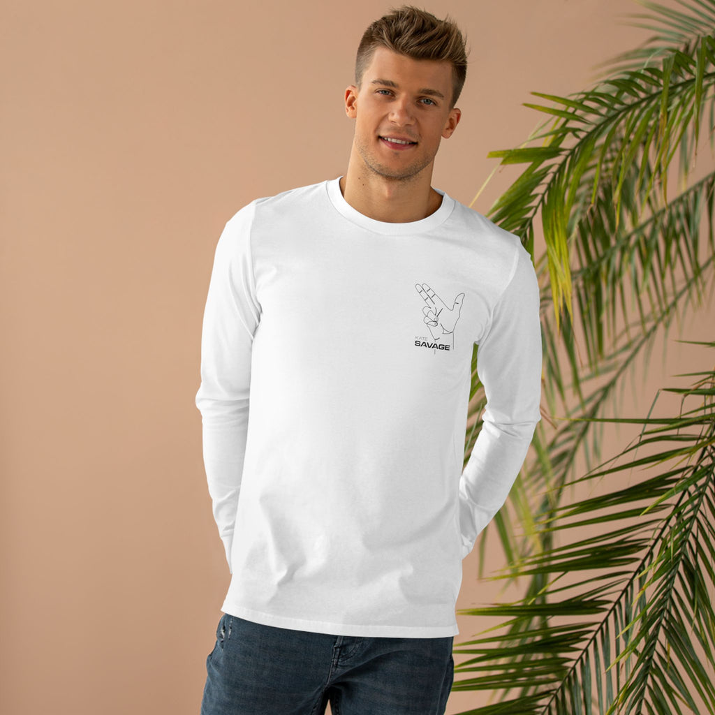Longsleeve Tee — "DNB Is My Medicine" Spiral Graphic