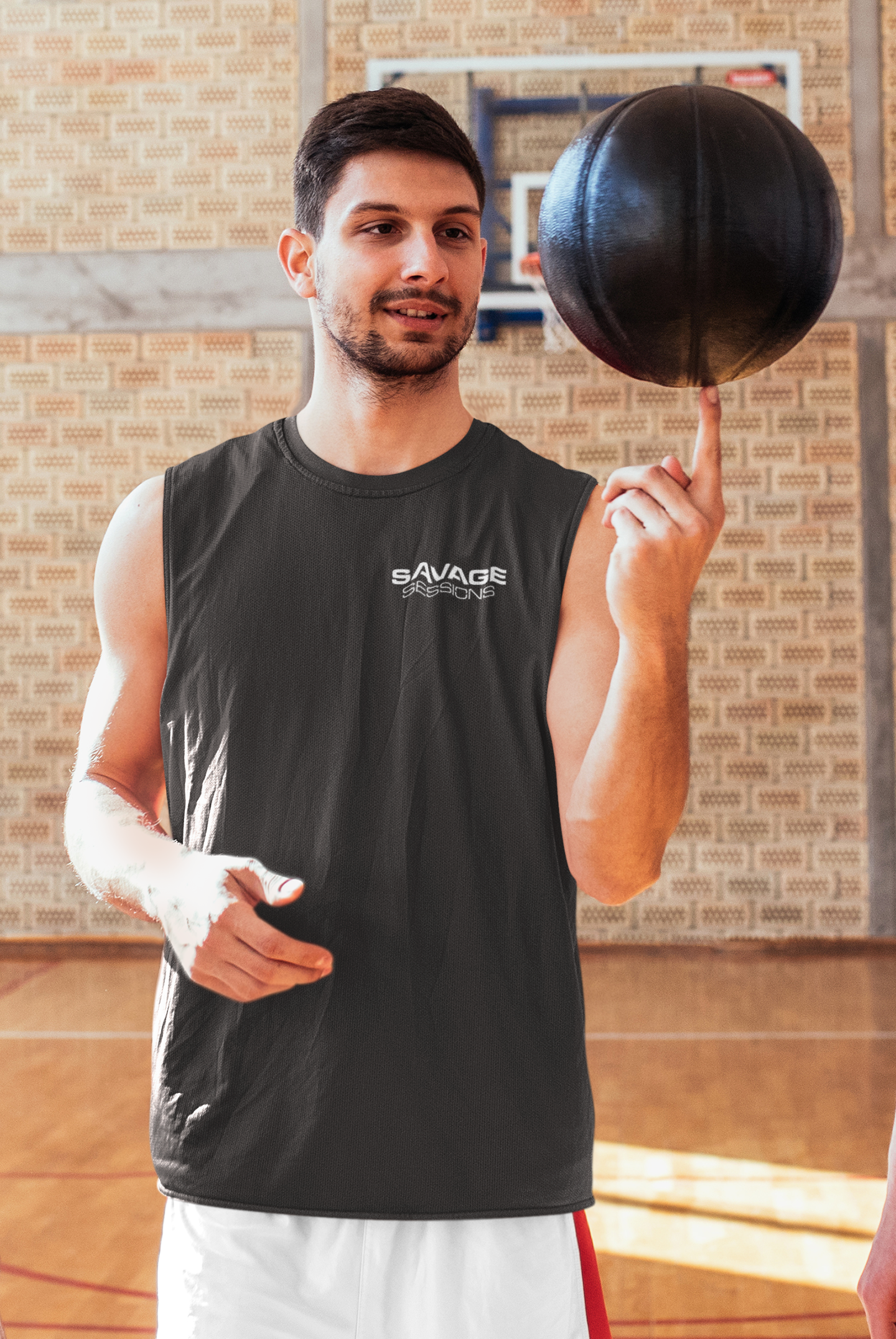 Gunfingers Stonewash Muscle Tee Tank