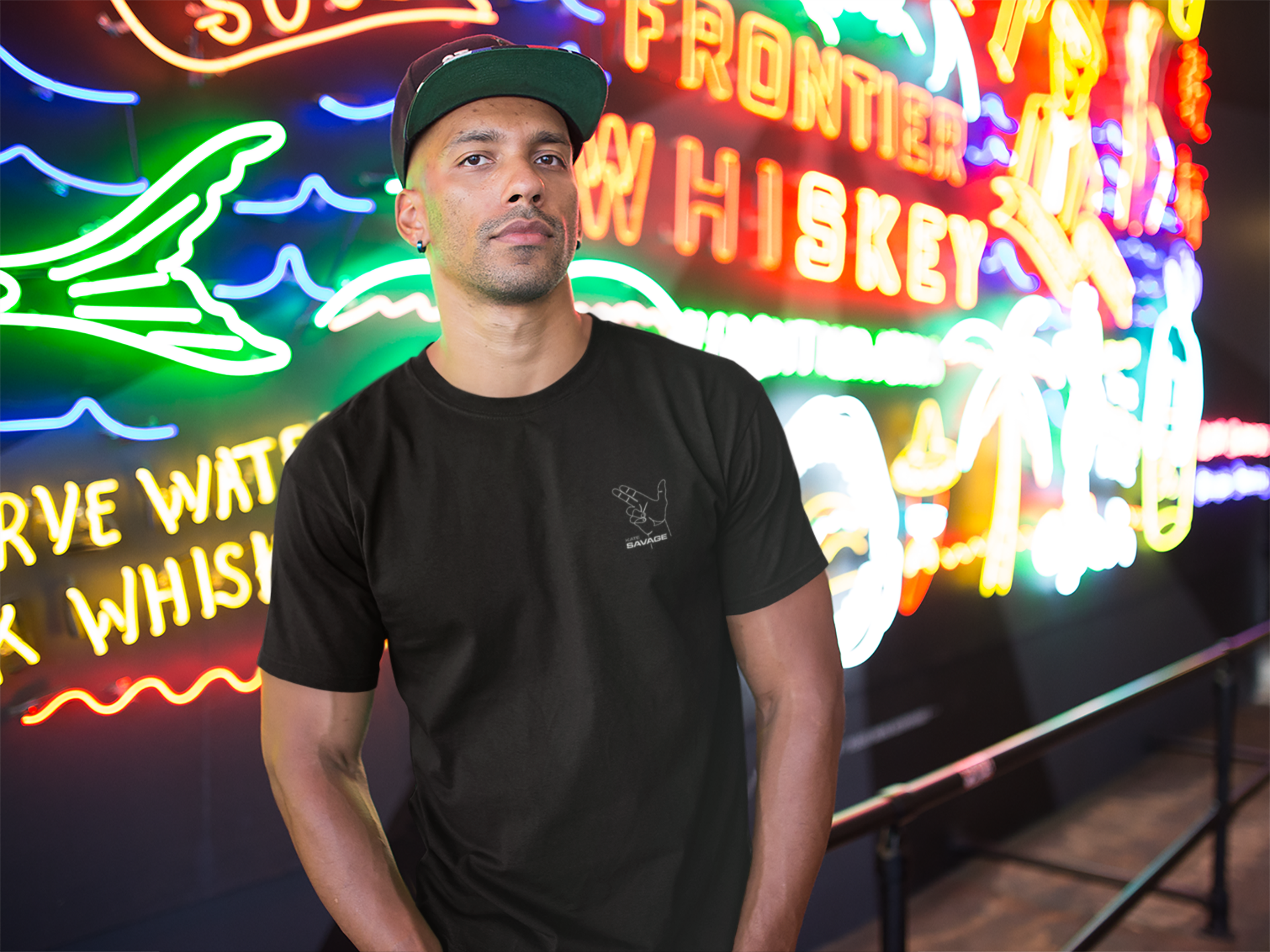 Gunfingers Savage Logo - Unisex Tee (Front print only)