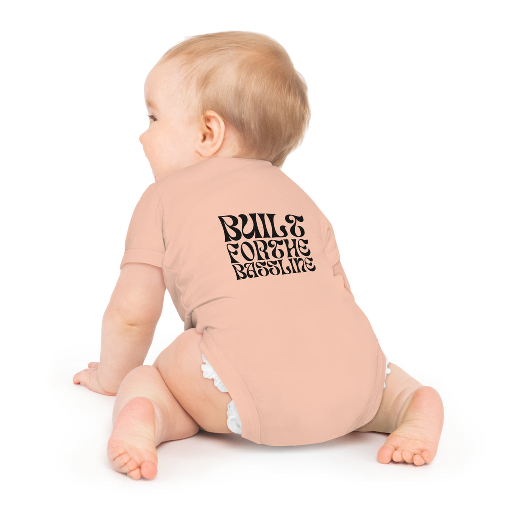 The India Baby Bodysuit — "Savage Sessions" / "Built for the Bassline" Graphic Infant Onesie
