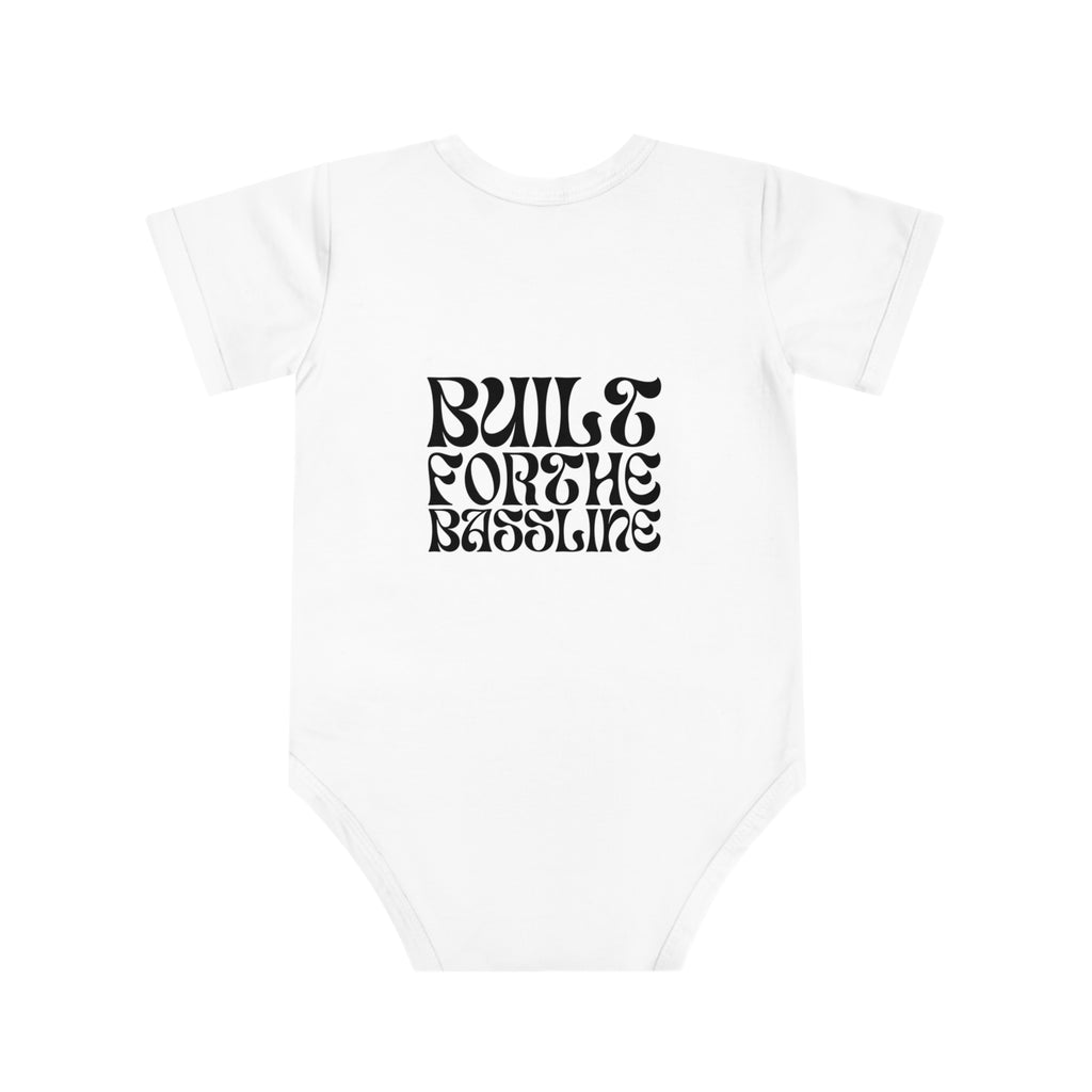 The India Baby Bodysuit — "Savage Sessions" / "Built for the Bassline" Graphic Infant Onesie
