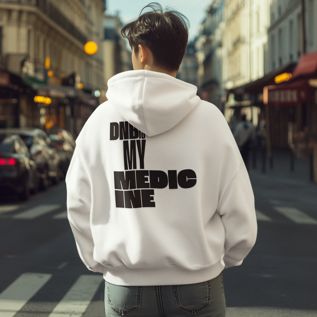 DNB is my Medicine Type – Unisex Hoodie