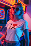 I Heart DNB – Crop Tee
